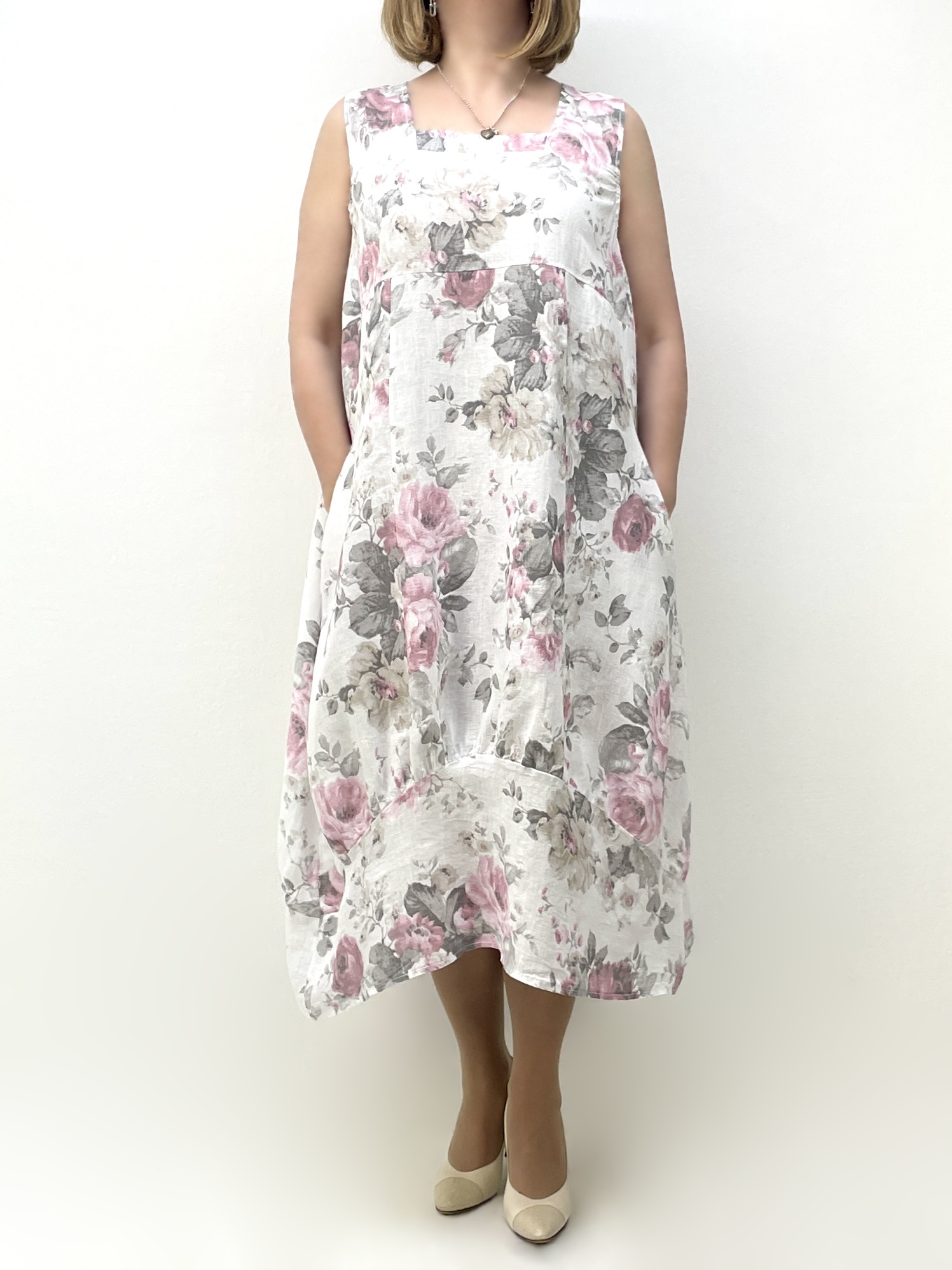 cocona-boutique Leinenkleid-3